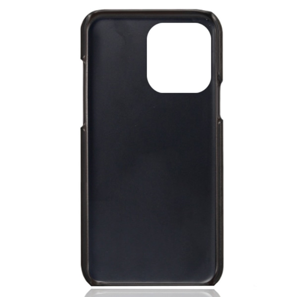 Lædertaske med kortrum iPhone 14 Pro Black