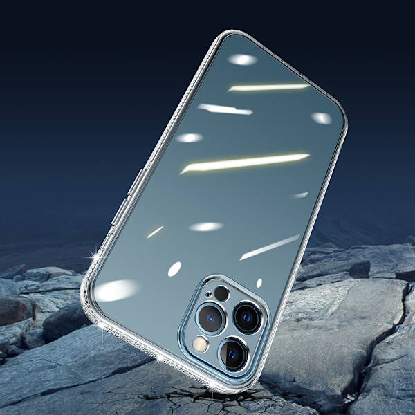 Rhinestone TPU Case iPhone 13 Clear