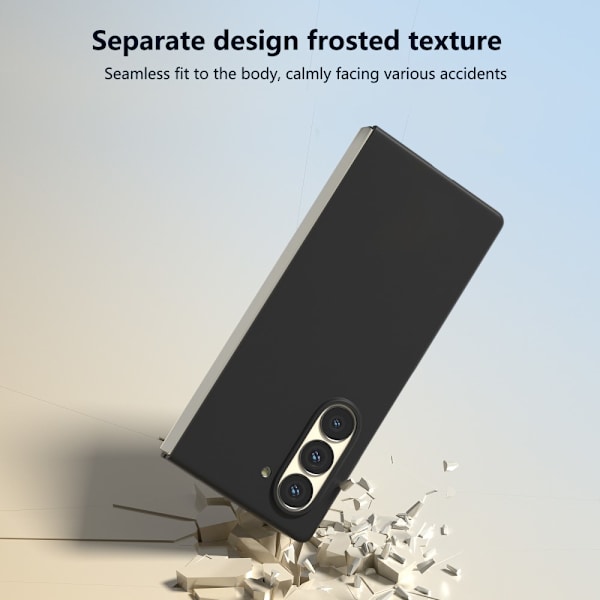 Hårdskal Gummerat Samsung Galaxy Z Fold 6 Svart
