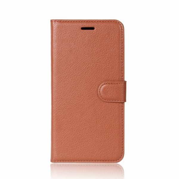 Mobilcover Læder iPhone X/XS Brun