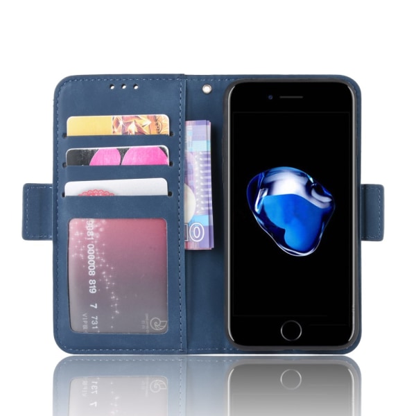 Multi Slot -lompakkokotelo iPhone 7/8/SE Sininen