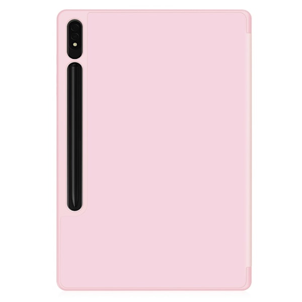 Samsung Galaxy Tab S10 Plus Etui Tri-Fold Med Pen-holder Rosa