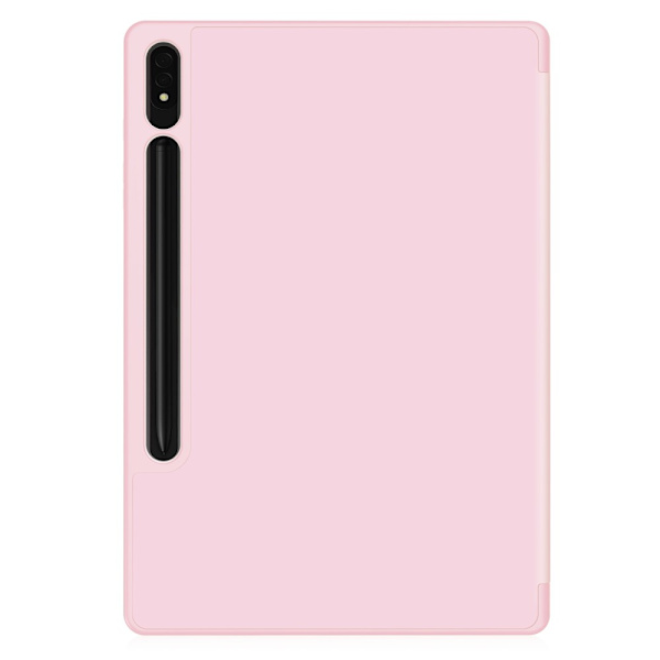 Samsung Galaxy Tab S10 Plus Kotelo Tri-Fold Kynäpidikkeellä Vaaleanpunainen