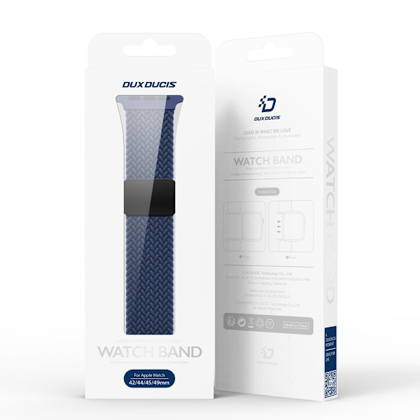 Dux Ducis Elastic Nylon Woven Strap Apple Watch Series 10 42mm B