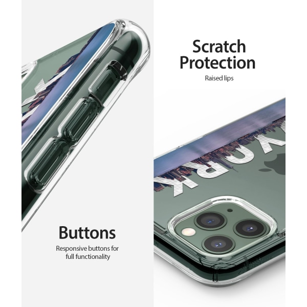 Ringke Fusion Text Skal iPhone 11 Pro Max New York