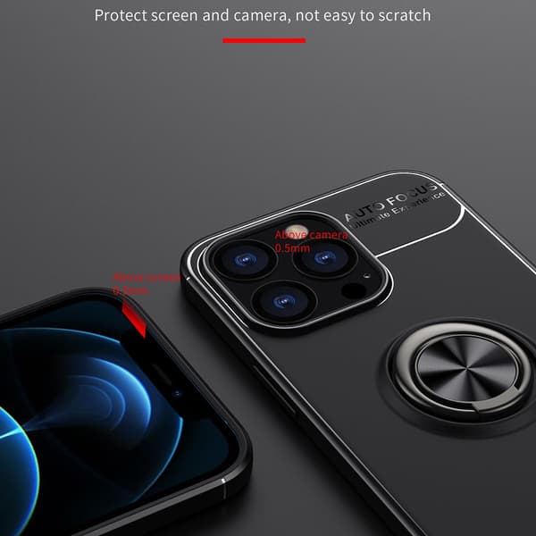 Skal Med Ringhållare iPhone 13 Pro Svart