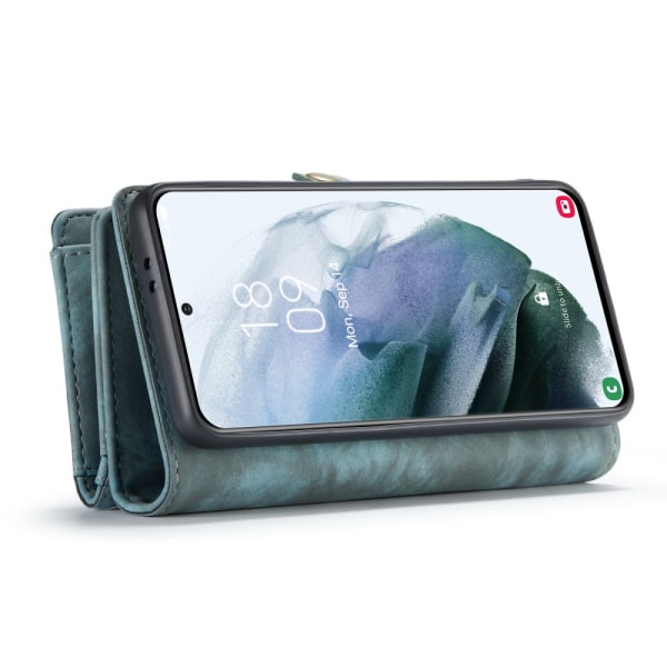 CaseMe Plånboksfodral Multi-Slot Samsung Galaxy S21 Ultra Blå