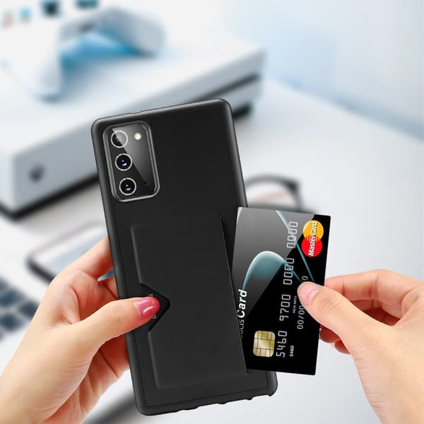Dux Ducis PoCard Kortfack Skal Galaxy Note 20 Svart