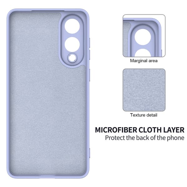 Silikonecover Samsung Galaxy S25 Edge Lilla