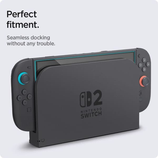 Spigen Nintendo Switch 2 Screen Protector GLAS.tR EZ Fit 2-Pack