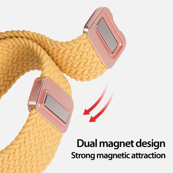 Dux Ducis Elastisk Nylonvævet Rem Apple Watch 45mm Serie 9 Gu