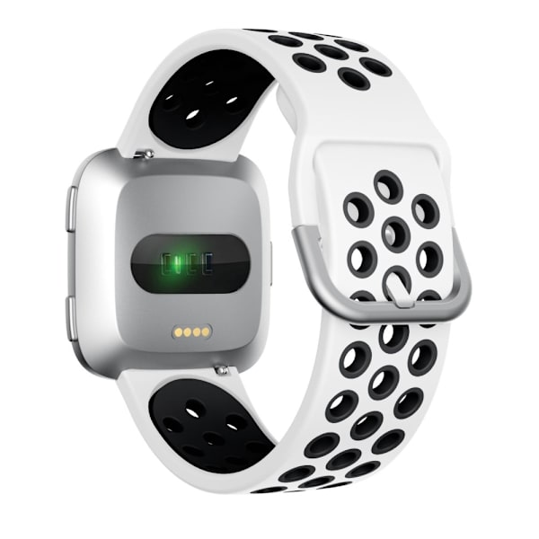 Sportarmbånd Fitbit Versa/Versa 2 Hvid/Sort