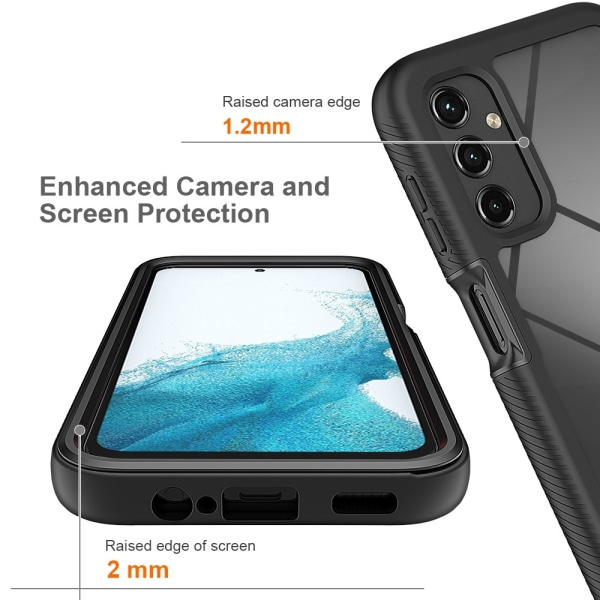360 Full Cover Edge Case Samsung Galaxy A54 Black
