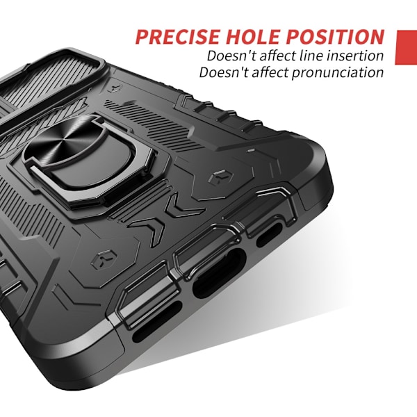 Hybrid Full Protection Case iPhone 13 Sort
