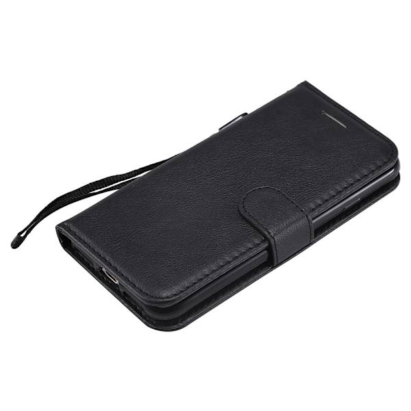 Magneettinen nahkainen lompakkokotelo iPhone 7/8/SE Musta