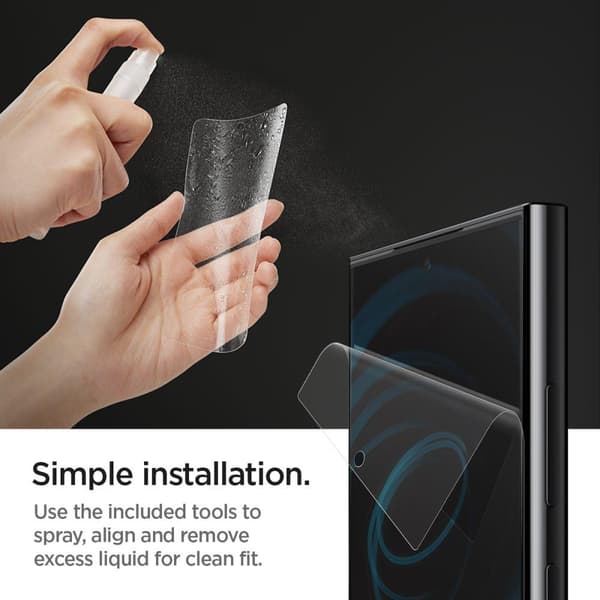 Spigen Samsung Galaxy S24 Ultra -näytönsuoja Neo Flex 2-pakkaus
