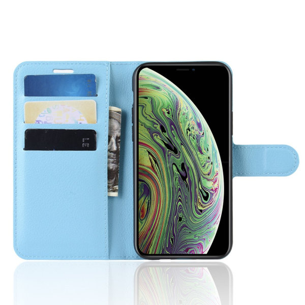Mobilcover Læder iPhone 11 Pro Blå