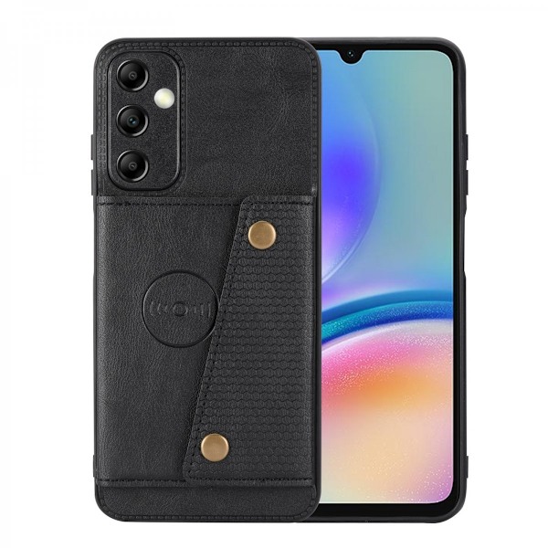 Etui med pung til Samsung Galaxy A15 Sort