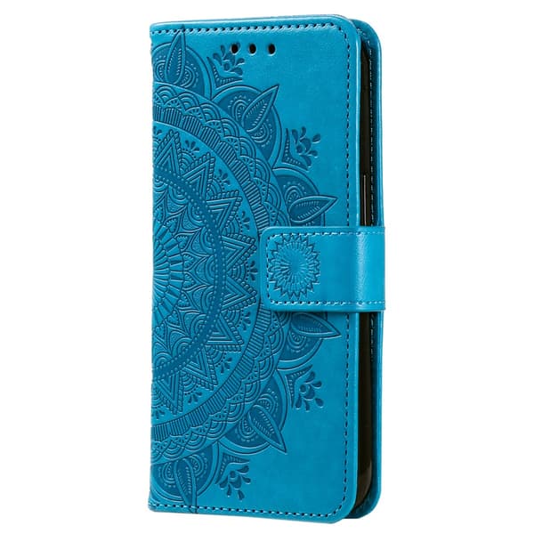 Läderfodral Mandala Samsung Galaxy A26 Blå