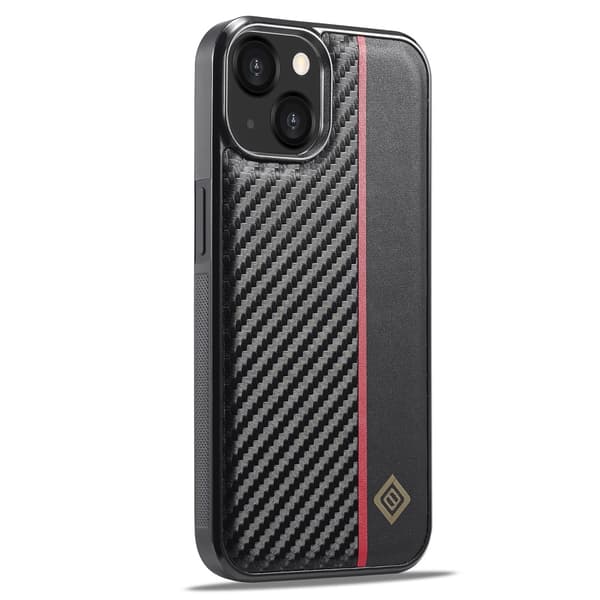 LC.IMEEKE Cover iPhone 15 Kulfibertekstur