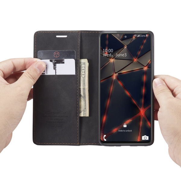 CaseMe Slim Pungetui Galaxy S20 FE Sort