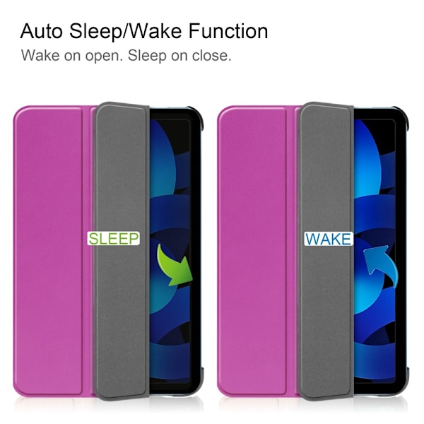 Apple iPad 11 11. Gen (2025) Cover Tri-fold Lilla