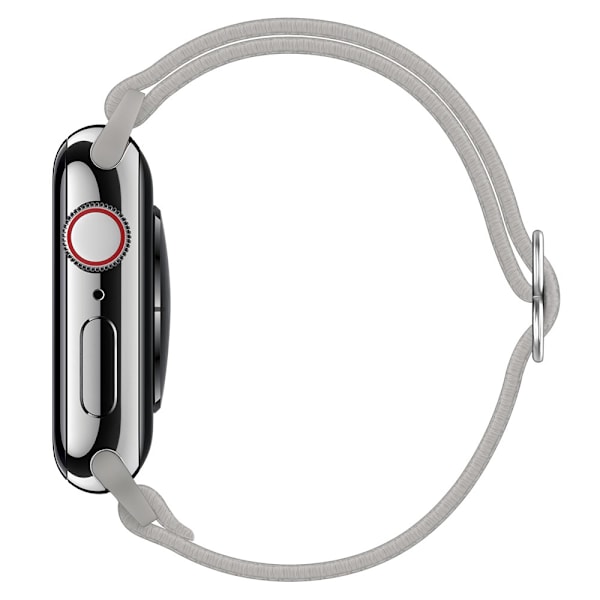 Elastisk Nylonrem Apple Watch Series 10 46mm Grå