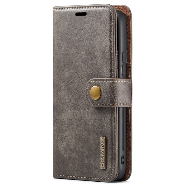 DG.MING 2-i-1 Magnet Pung Samsung Galaxy S24 Brun