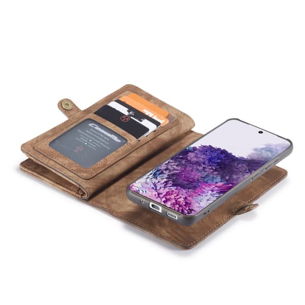 CaseMe Pungetui Multi-Slot Samsung Galaxy S20 Brun