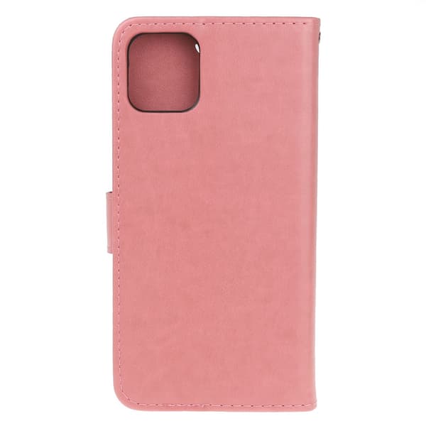 Læderetui Sommerfugle iPhone 13 Pro Rosa