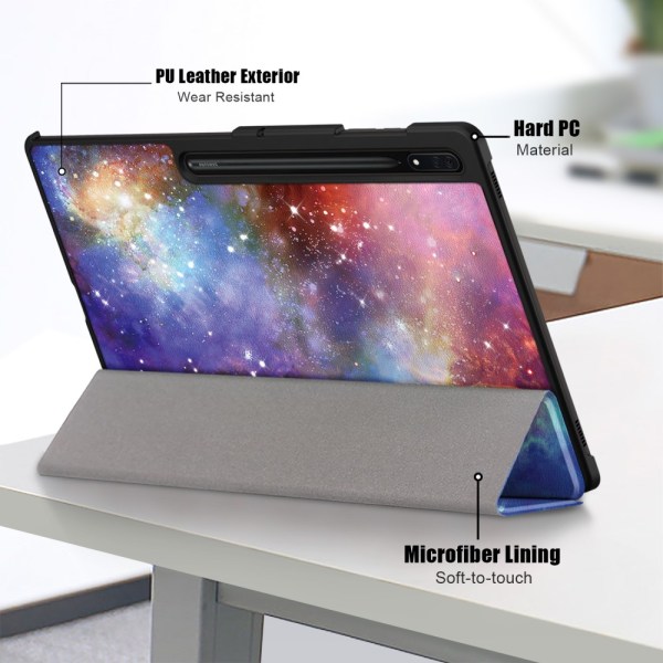 Samsung Galaxy Tab S9 Ultra Etui Tri-fold Stjernehimmel