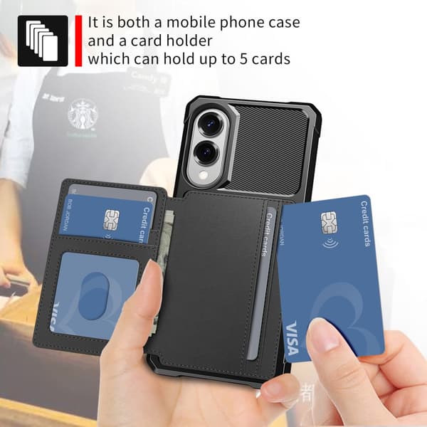 Multi-Slot Case Samsung Galaxy S25 Edge Svart