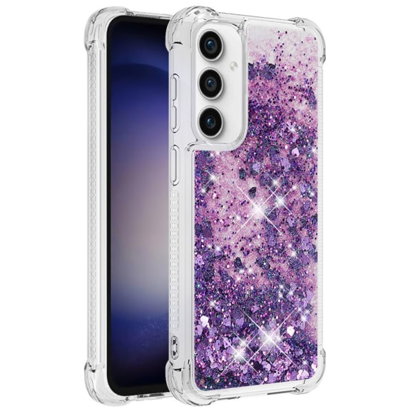 Glitter Bling TPU Case Samsung Galaxy S23 FE Lila