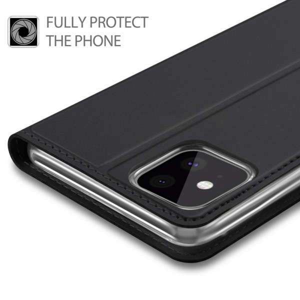 Ohut korttiteline iPhone 11 Pro musta
