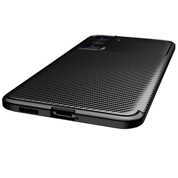 Hiilikuituinen iskunkestävä kuori Samsung Galaxy S21 FE Musta