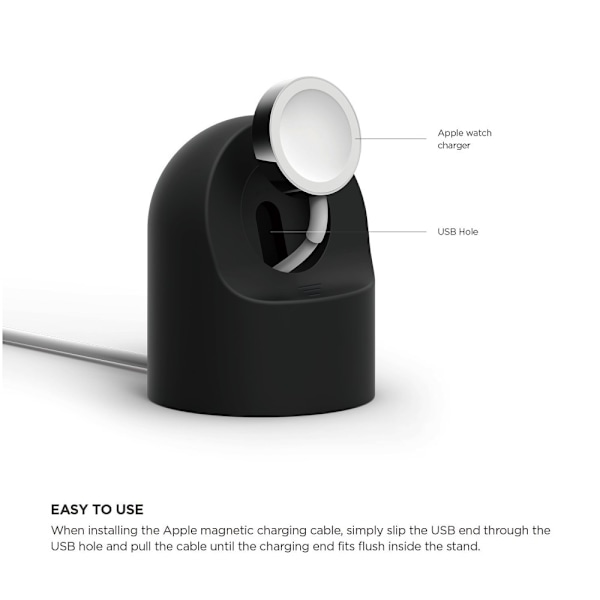 Laddningsställ Apple Watch Svart