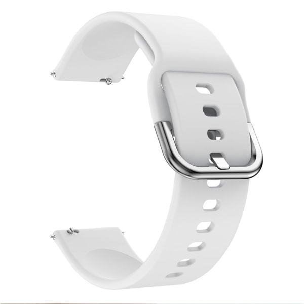 Pehmeä silikonirannekoru Samsung Galaxy Watch 46mm valkoinen