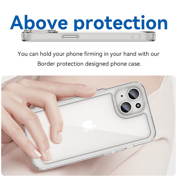 Hybrid Edge Case iPhone 15 Transparent