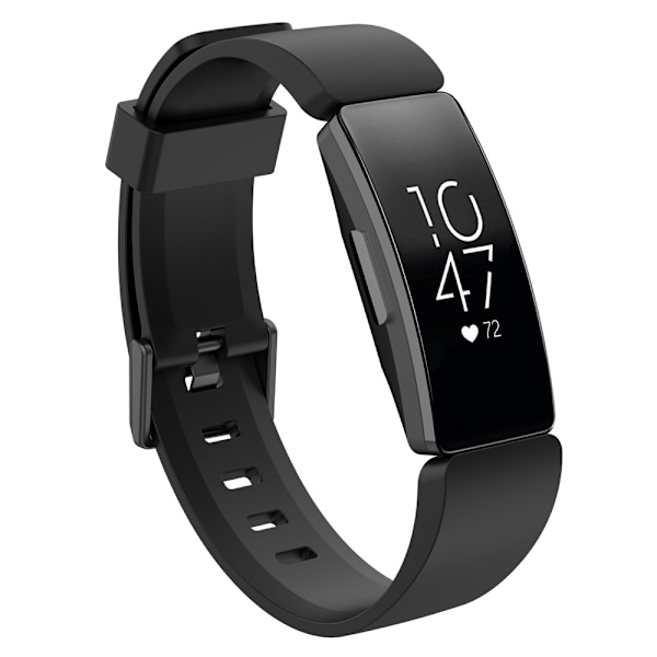 Silikonarmbånd Fitbit Inspire/Inspire HR/Inspire 2 Sort