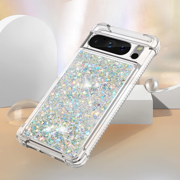 Glitter Bling TPU Case Google Pixel 8 Pro Silver