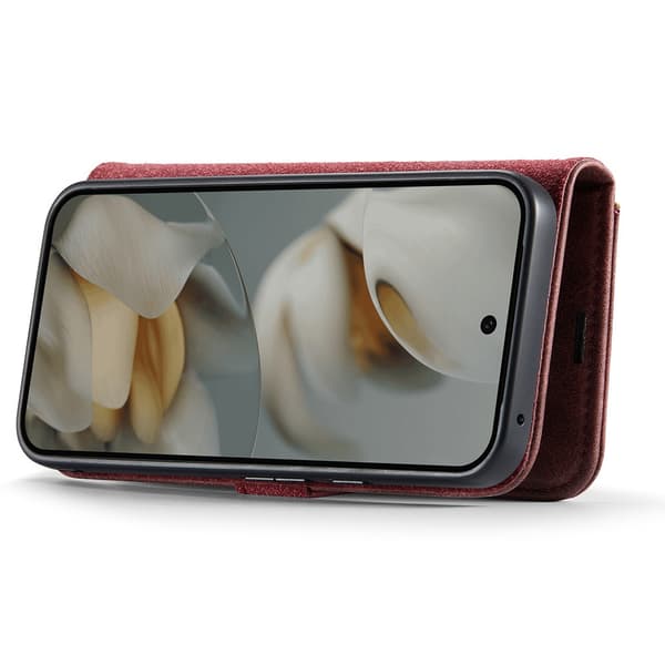DG.MING 2-i-1 Magnet Wallet Google Pixel 10 Rød