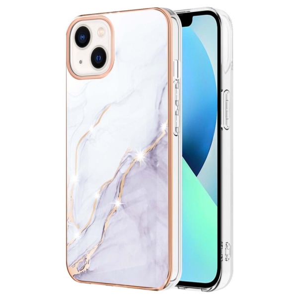 TPU cover til iPhone 15 hvid marmor
