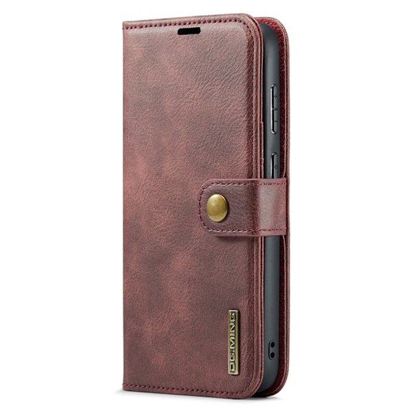 DG.MING 2-in-1 Magnet Wallet Samsung Galaxy S23 FE Red