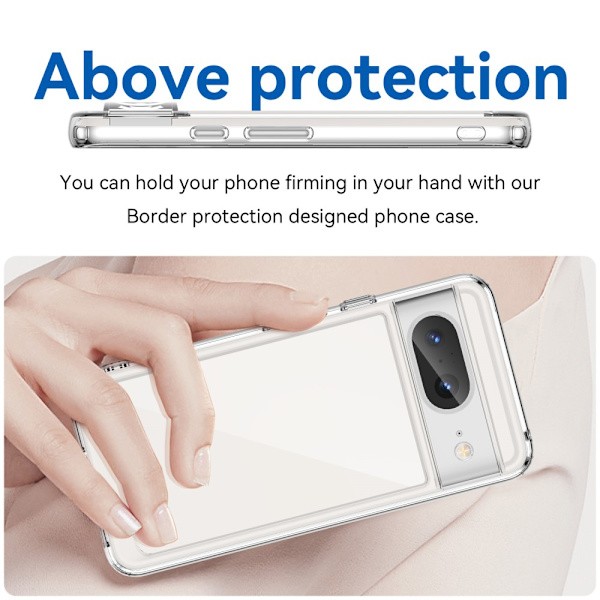 Hybridi Edge Case Google Pixel 8 Transparent