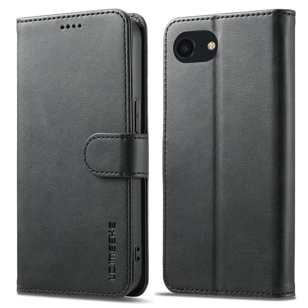 LC.IMEEKE Plånboksfodral iPhone 16e Svart