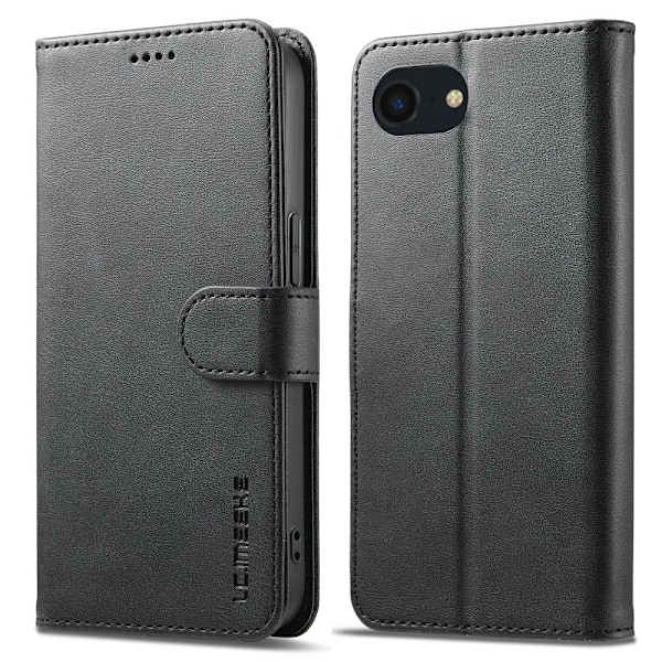 LC.IMEEKE Plånboksfodral iPhone SE (2024) Svart