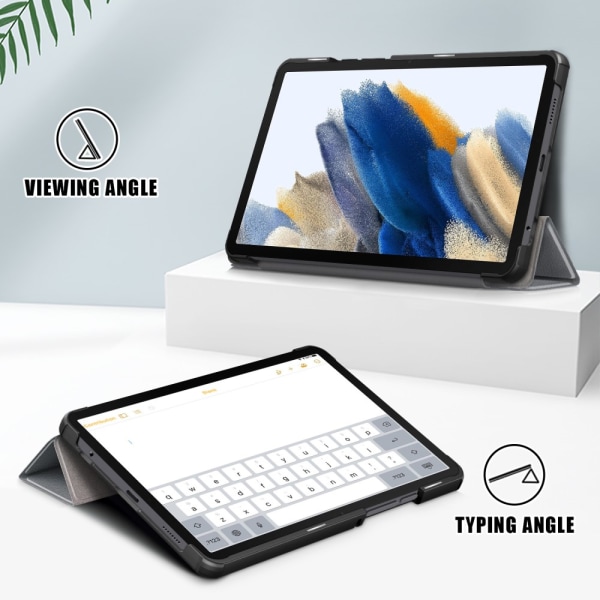Samsung Galaxy Tab A9 -kotelo Tri-fold - Harmaa