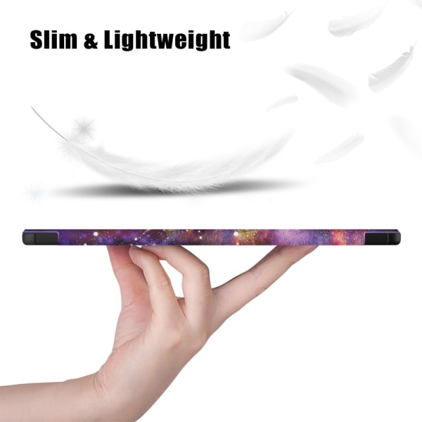 Samsung Galaxy Tab S9 Plus Fodral Tri-fold Stjärnhimmel