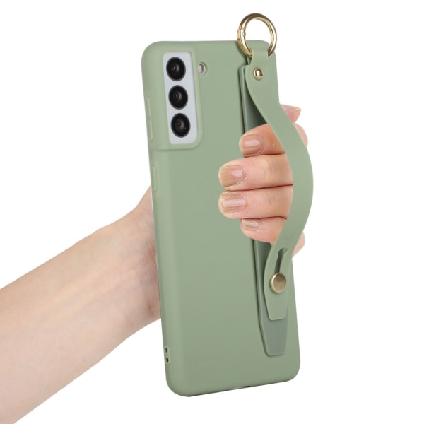 Samsung Galaxy S22 Skal Med Handstrap Grön