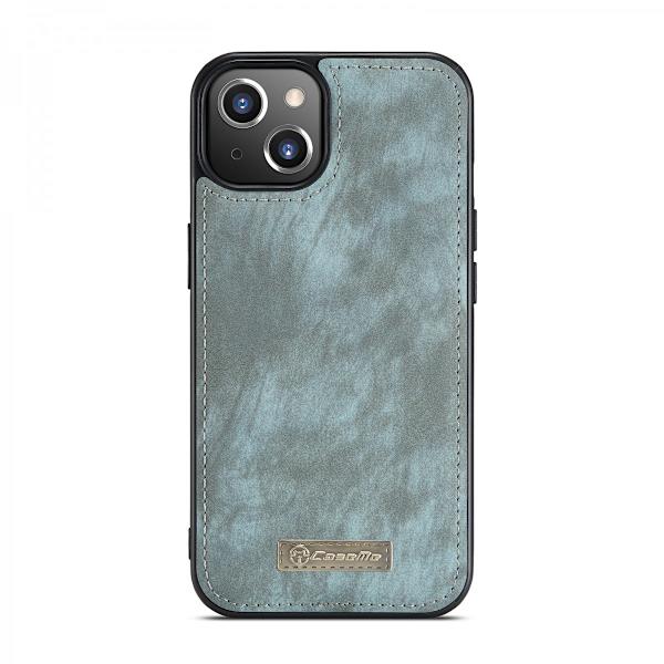 CaseMe Multi-Slot 2 i 1 Plånboksfodral iPhone 13 Mini Blå